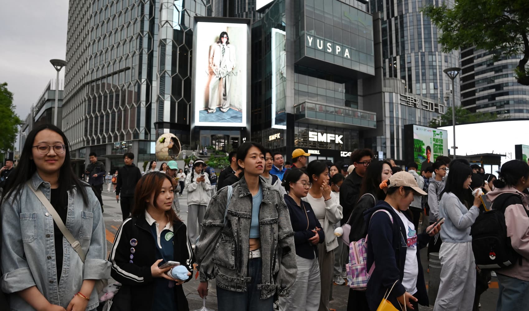 Downtown Beijing on May 2, 2025.